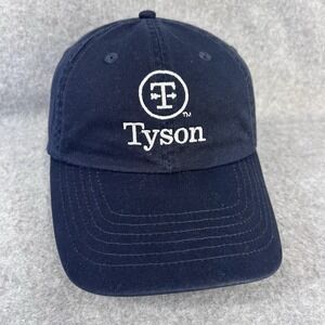 Tyson Logo Dad Hat Cap Navy Blue Adjustable Strapback Continental‎ 100% Cotton